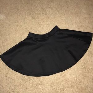 Black skater skirt